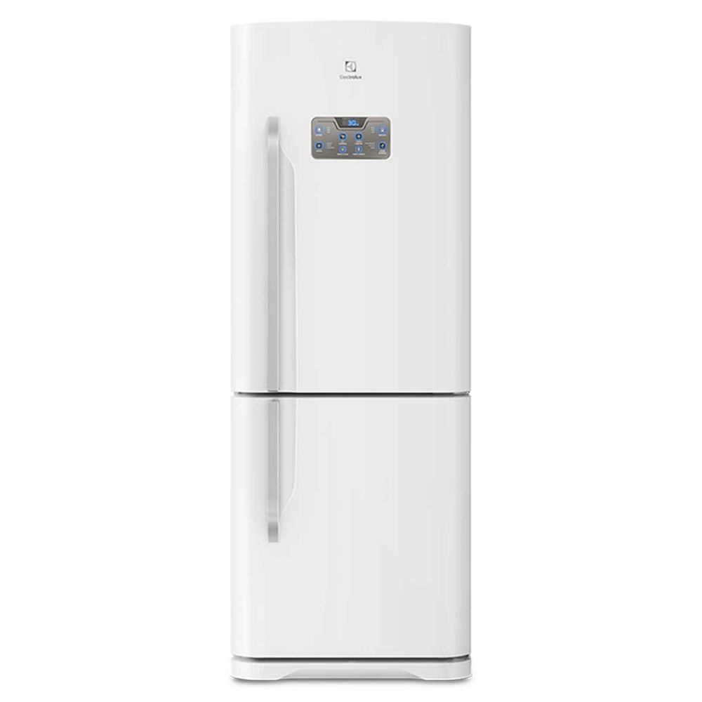 Geladeira Electrolux Db53 Bottom Freezer Frost Free Duas Portas 454 Litros Branco Moveis Linhares