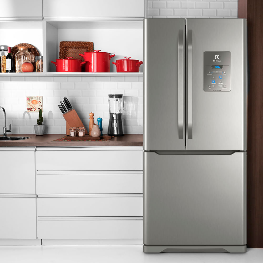 Geladeira Electrolux DM84X Multidoor 3 Portas Side By Side Frost Free ...