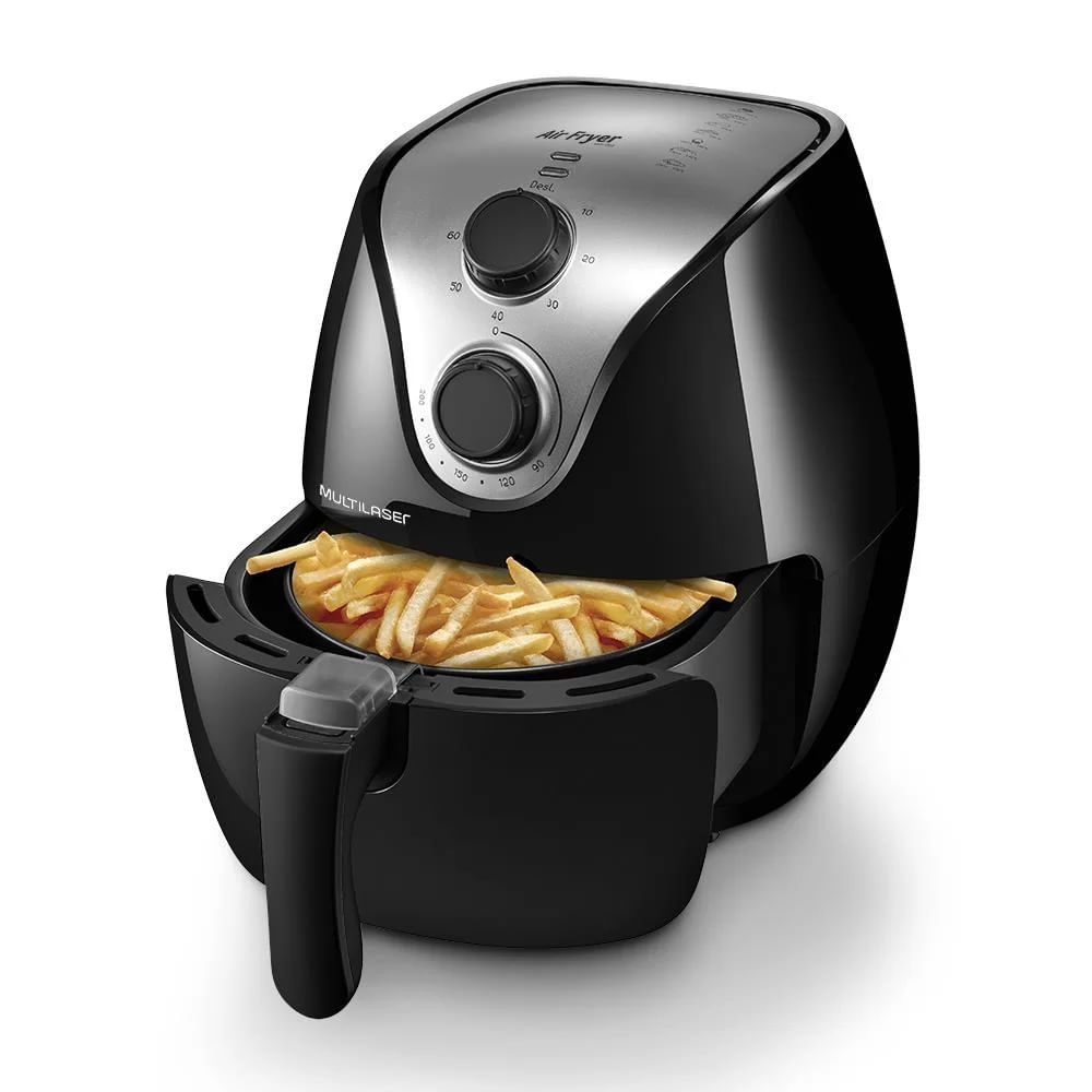 Fritadeira Multilaser Air Fryer 1700 Watts 5.5 Litros Moveis Linhares
