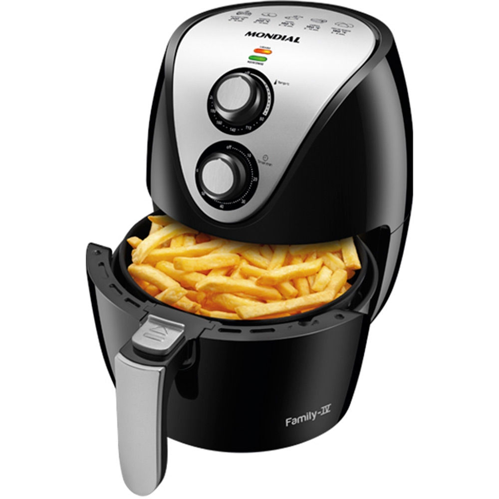 Fritadeira Elétrica Sem Óleo Air Fryer Mondial AF30 Family IV 3,5