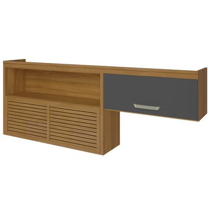 Armario-aereo-Princesa-200cm-Freijo-Grafite Armario-aereo-Princesa-200cm-Freijo-Grafite