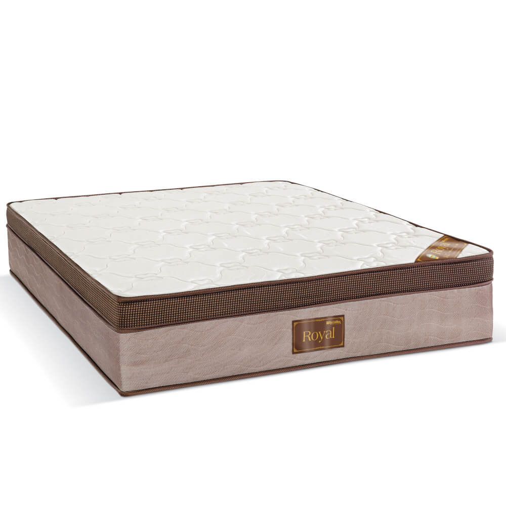 Colchão de Casal Royal Reconflex 138cm com Molas Ensacadas - Moveis Linhares
