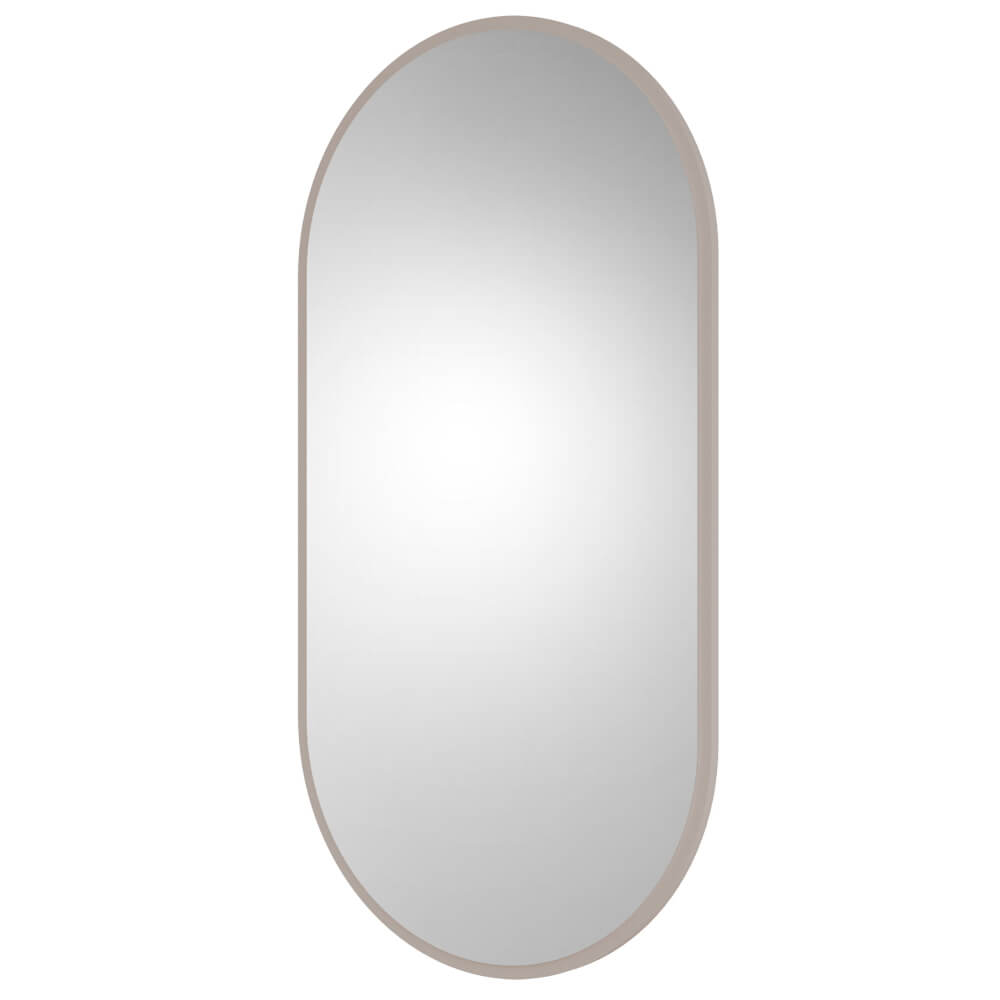 Espelheira Jade Cimol Oval 103cm - Off White