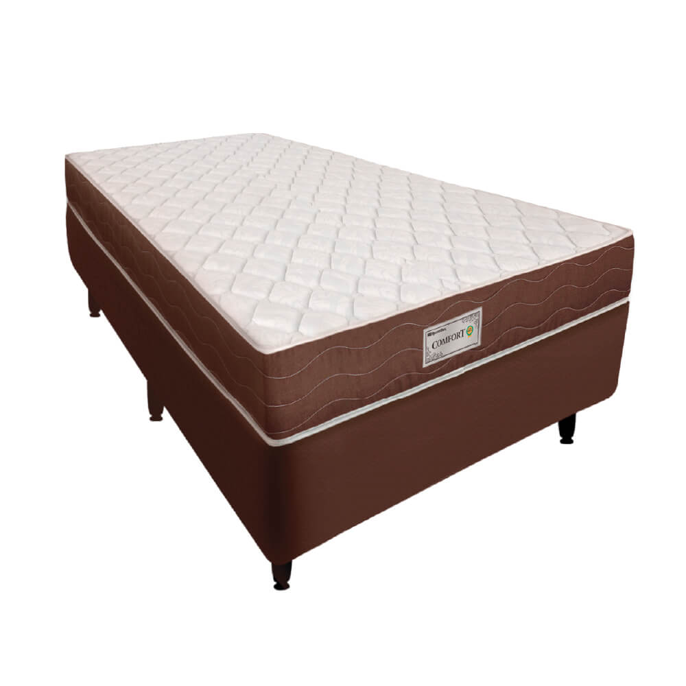Base Box Solteiro Tozatto Uni 88x188x26cm - Marrom