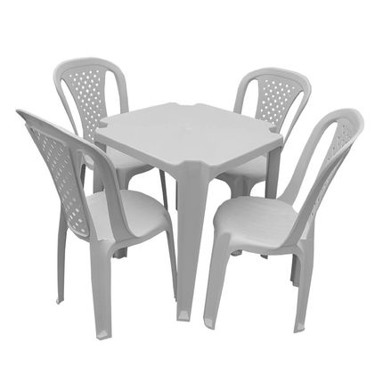 Conjunto-TopPlast-com-Mesa-de-Plastico-Top-e-4-Cadeiras-Valentina-na-cor--Branco---1