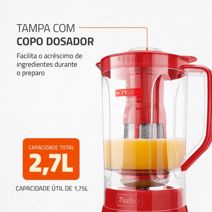 Liquidificador Multi Turbo 1000 - 2,6L