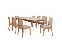 Conjunto-Mesa-Cimol-Ficus-210x100cm-com-8-Cadeiras-em-Madeira-e-Tecido-Linho-na-cor--Madeira-Cinza---1