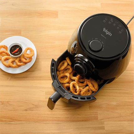 Fritadeira Elétrica Air Fryer Elgin Quick Fryer 4 Litros 1350W - Moveis ...