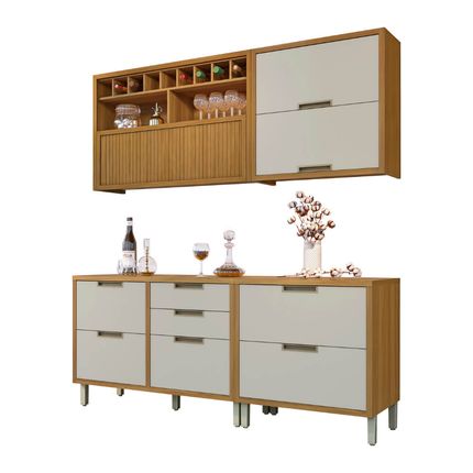 Cozinha-modulada-Nesher-Imperatriz-4-pecas-com-Nicho-Adega-Basculante-na-cor-Freijo-e-Off-White---1 Cozinha-modulada-Nesher-Imperatriz-4-pecas-com-Nicho-Adega-Basculante-na-cor-Freijo-e-Off-White---1