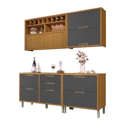 Cozinha-modulada-Nesher-Imperatriz-4-pecas-com-Nicho-Adega-e--basculante---Freijo-e-Grafite---1 Cozinha-modulada-Nesher-Imperatriz-4-pecas-com-Nicho-Adega-e--basculante---Freijo-e-Grafite---1