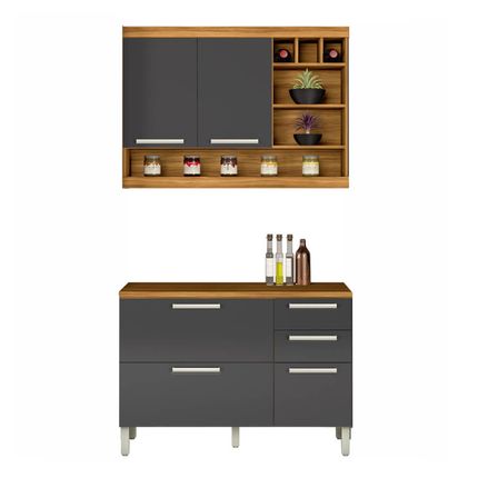 Cozinha-modulada-Nesher-Burguesa-Premium-com-2-pecas-na-cor-Freijo-Grafite---1 Cozinha-modulada-Nesher-Burguesa-Premium-com-2-pecas-na-cor-Freijo-Grafite---1