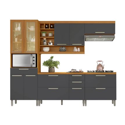 Cozinha-modulada-Nesher-Burguesa-Premium-5-pecas-com-Paneleiro-na-cor-Freijo-Grafite---1 Cozinha-modulada-Nesher-Burguesa-Premium-5-pecas-com-Paneleiro-na-cor-Freijo-Grafite---1