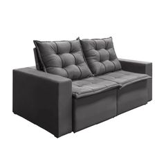 Sofa-Retratil-e-Reclinavel-250cm-Tozatto-Rios-D23-com-Tecido-Veludo---Cinza