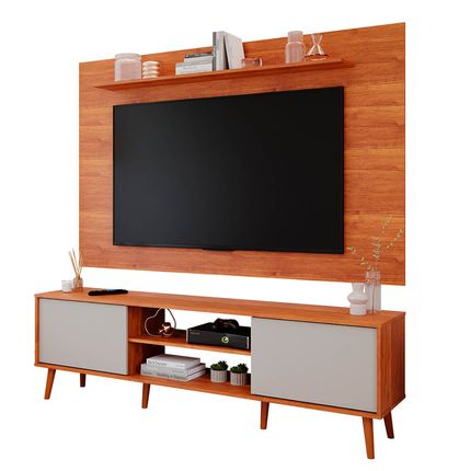 Painel-e-Bancada-Berlim-Permobili-para-TV-ate-60----Cinamomo-Off-White Painel-e-Bancada-Berlim-Permobili-para-TV-ate-60----Cinamomo-Off-White