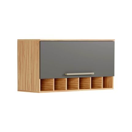 Armario-Aereo-Geladeira-Ronipa-Napoli-Prime-1-Porta-e-Nicho-Adega---Amendoa-Chumbo Armario-Aereo-Geladeira-Ronipa-Napoli-Prime-1-Porta-e-Nicho-Adega---Amendoa-Chumbo