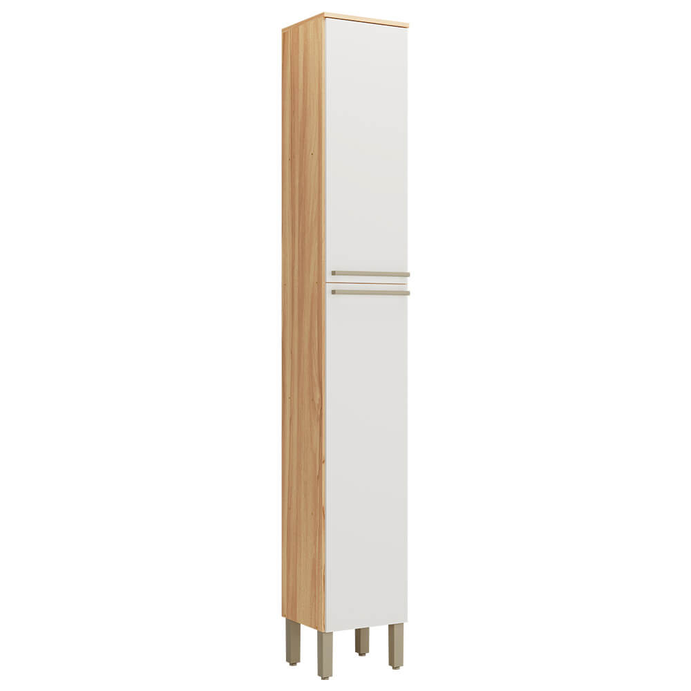 Paneleiro Simples Ronipa Napoli Prime 2 Portas - Amendoa/Off White