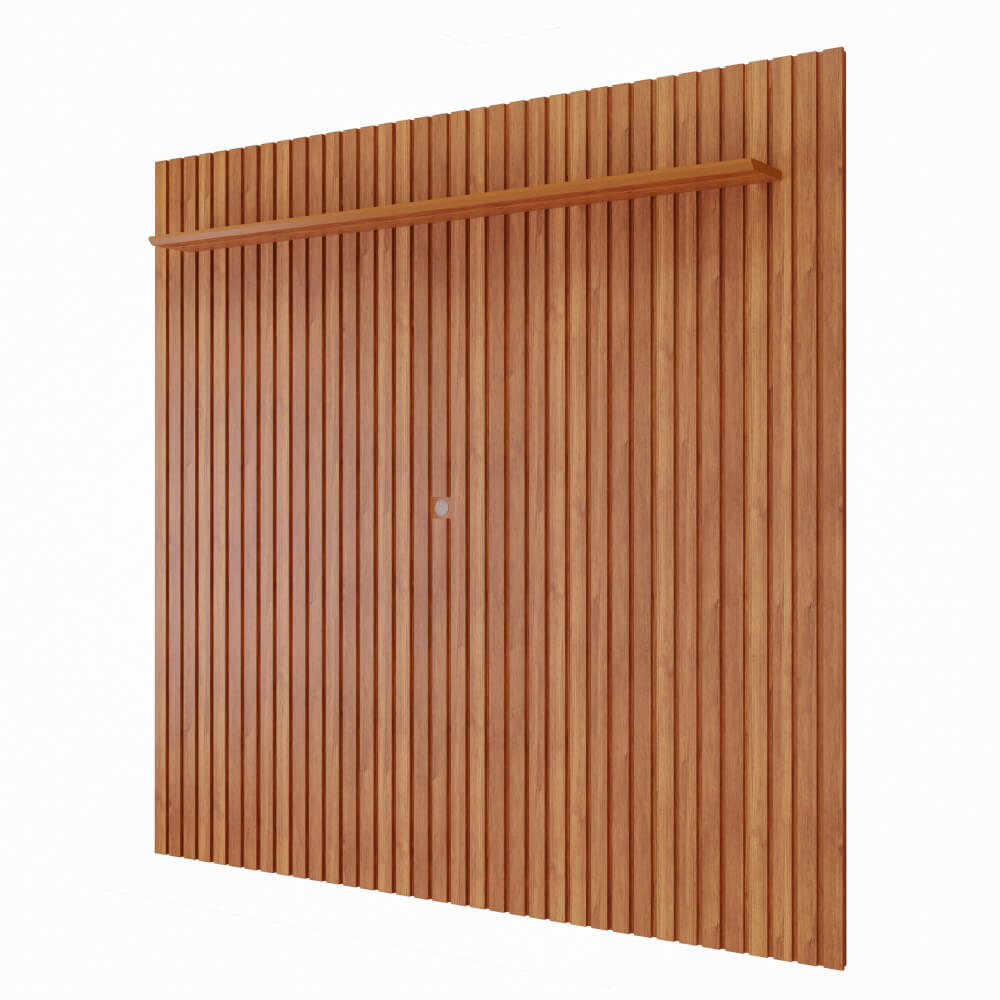 Painel Permóbili Maragogi 230cm Ripado  - Cinamomo