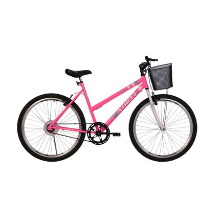 Bicicleta-Athor-Model-Aro-26-em-Aco-carbono---Rosa Bicicleta-Athor-Model-Aro-26-em-Aco-carbono---Rosa