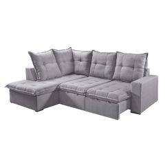 Sofa-de-Canto-Retratil-e-Reclinavel-Idealle-Colatina-D28-com-Tecido-Linho----Cinza