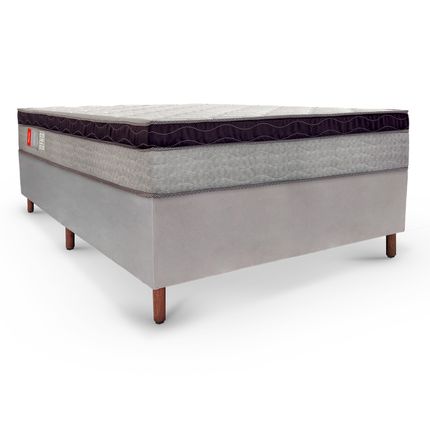 Colchao-Reconflex-Gold-Flex-Plus---Base-Casal-Tozatto-Uni-Naturale-138cm---Rustico-Cinza Colchao-Reconflex-Gold-Flex-Plus---Base-Casal-Tozatto-Uni-Naturale-138cm---Rustico-Cinza