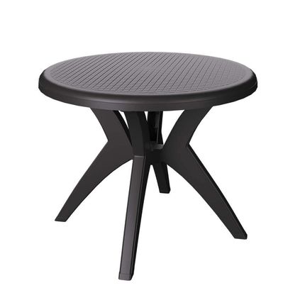 Mesa-Forte-Plastico-redonda-Deluxe-com-encaixe---Preto