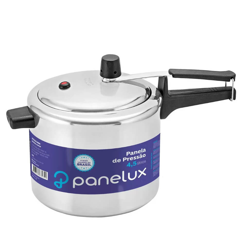 Panela de Pressão Panelux Classic Alumínio Polido 4,5 Litros