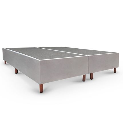 Base-Box-Casal-King-Tozatto-Uni-Naturale-193x203x26cm---Rustico-Cinza Base-Box-Casal-King-Tozatto-Uni-Naturale-193x203x26cm---Rustico-Cinza