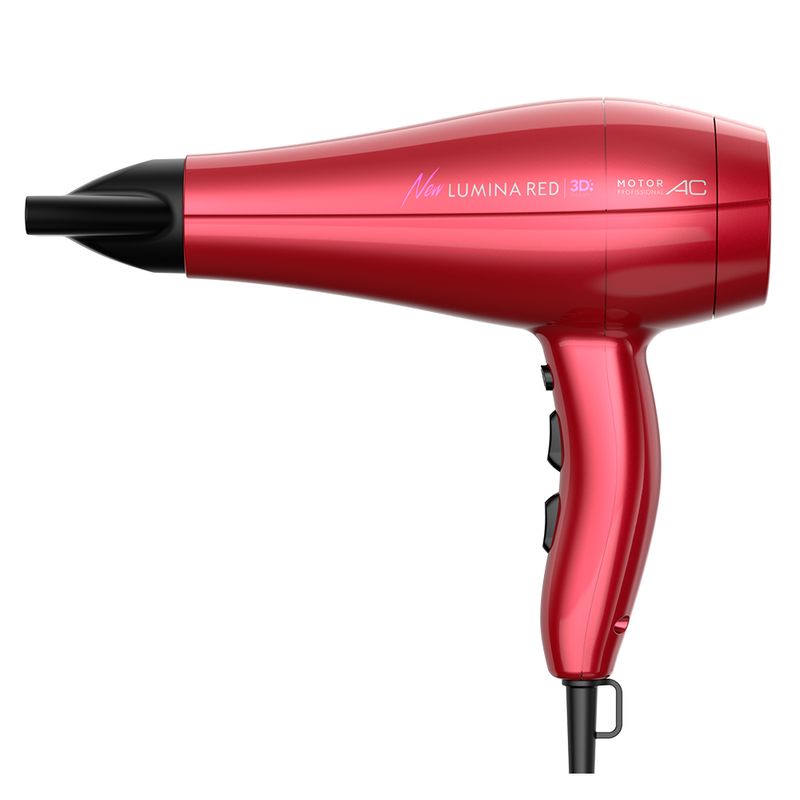Secador de cabelos Gama New Lumina Red 3D 2200W Vermelho - Moveis