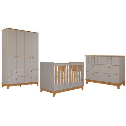 Quarto-de-Bebe-3-pecas-Permobili-Biscoito---Fendi-Nature Quarto-de-Bebe-3-pecas-Permobili-Biscoito---Fendi-Nature