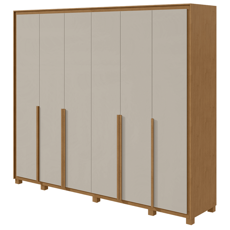 grandPa！　ROBUST RSC-53ML Guarda Roupa Robust Casal Sem Espelho 6 Portas 8 Gavetas Novo