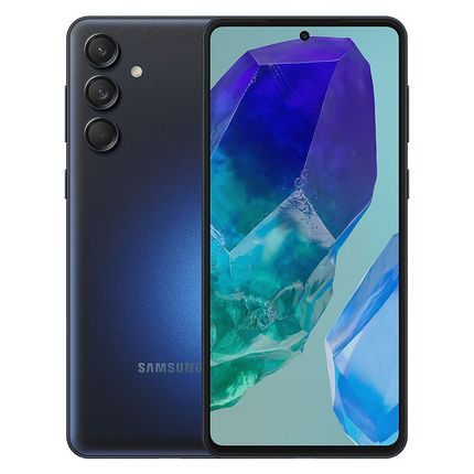 Smartphone Samsung Galaxy M556B 5G 6.7” 256GB 8GB RAM Câmera tripla - Azul Escuro Smartphone Samsung Galaxy M556B 5G 6.7