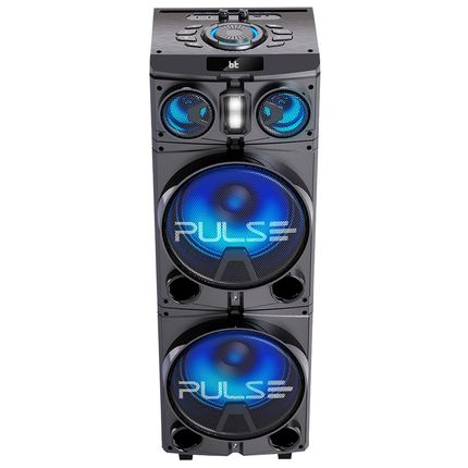 Caixa de Som Amplificada Pulse Storm 2 Double 1500W RMS Bluetooth