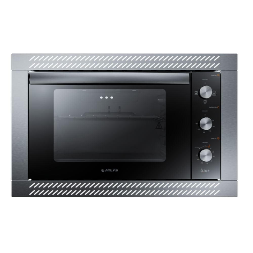 Forno Elétrico de Embutir Atlas UTOP 44L Preto