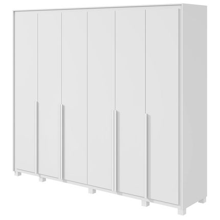 Guarda Roupa Lopas Imperatore 6 Portas com Pés - Branco Guarda Roupa Lopas Imperatore 6 Portas com Pés - Branco