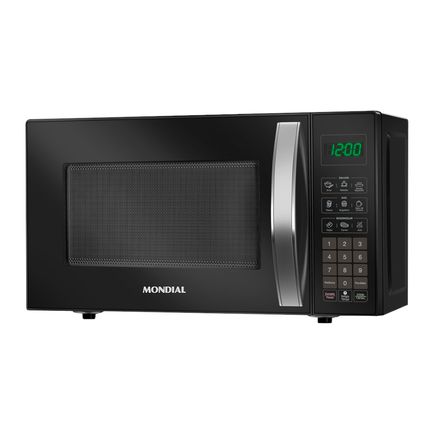 Forno Micro-ondas Mondial 34 Litros MO-02-34 com 1400W Preto - 127V Forno Micro-ondas Mondial 34 Litros MO-02-34 com 1400W Preto - 127V