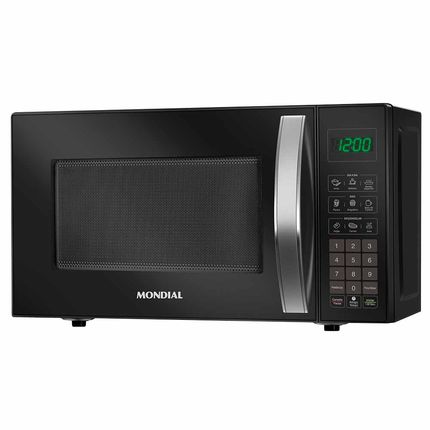 Forno Micro-ondas Mondial 21 Litros MO-01-21-B com 1200W Preto - 127V Forno Micro-ondas Mondial 21 Litros MO-01-21-B com 1200W Preto - 127V
