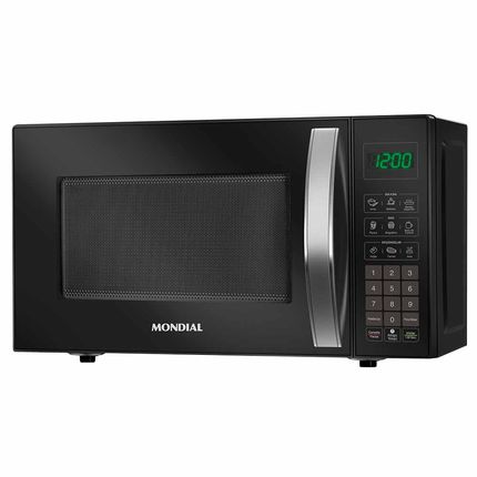 Forno Micro-ondas Mondial 21 Litros MO-01-21-B com 1200W Preto - 127V