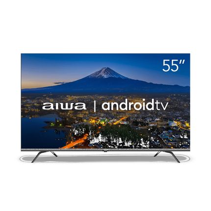 Smart TV AIWA 55'' AWS-TV-55-BL-01-A Borda Ultrafina 4K Dolby Atmos Smart TV AIWA 55'' AWS-TV-55-BL-01-A Borda Ultrafina 4K Dolby Atmos