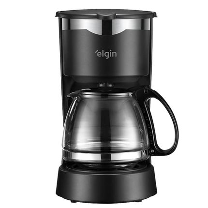 Cafeteira Elétrica Elgin 15 Xícaras com Jarra de Vidro Preta - 127V