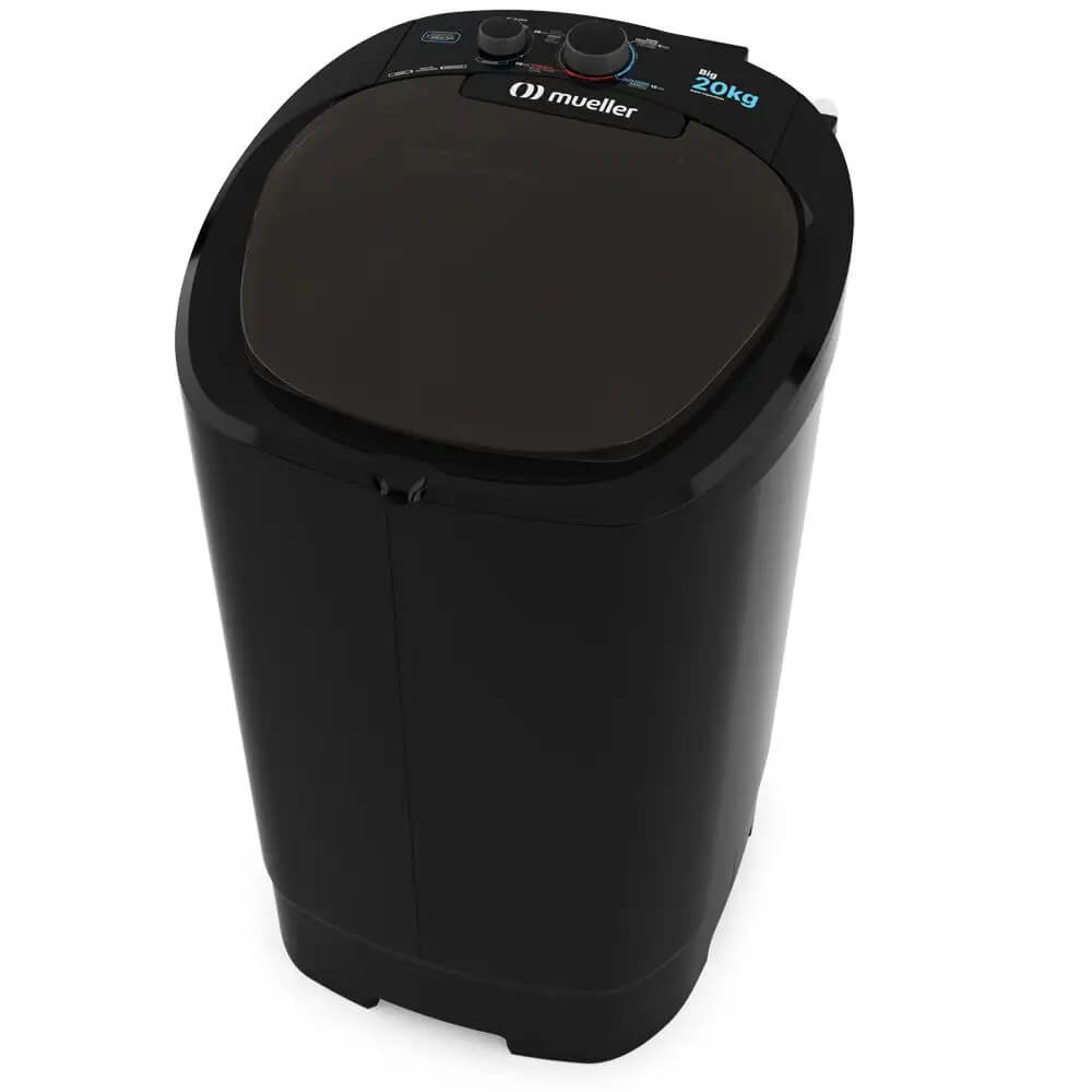 Lavadora de Roupas 20KG Mueller Big Semiautomática 380W Preto