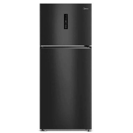 Geladeira Midea 411 Litros MD-RT580MTA28 Frost Free Black Inox - 127V