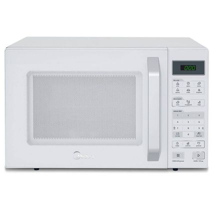 Forno Micro-ondas Midea 27 Litros MXSA27B com 800W Branco - 127V Forno Micro-ondas Midea 27 Litros MXSA27B com 800W Branco - 127V