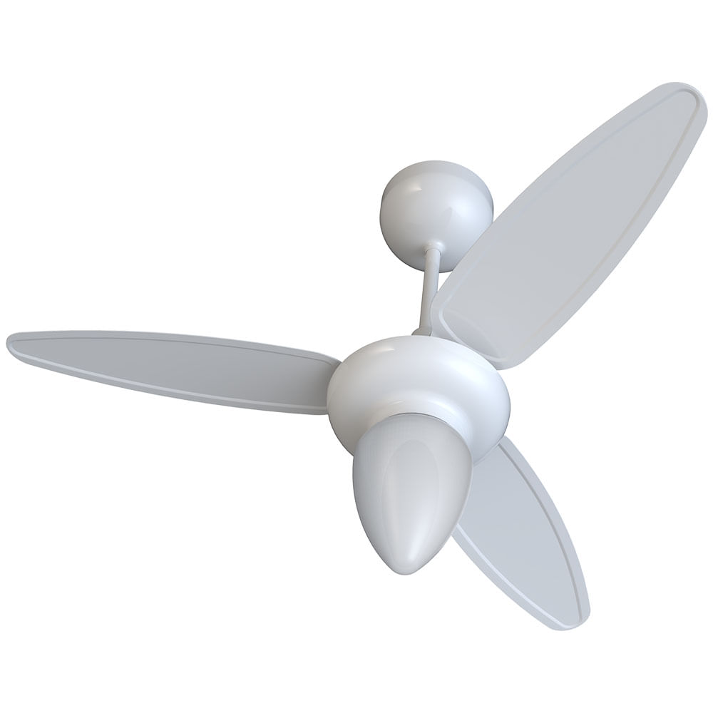 Ventilador de Teto Ventisol Wind Inverter 03 Pás com Controle Remoto Branco - Bivolt