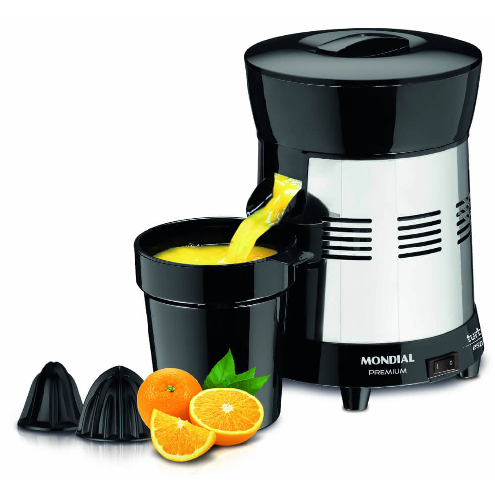 Extrator de Frutas E-10 Mondial 250W Turbo 1 Litro - Bivolt
