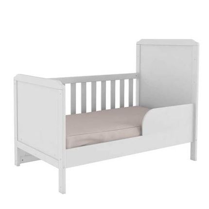 Berço e Mini Cama Peroba Cloe 100% MDF - Branco