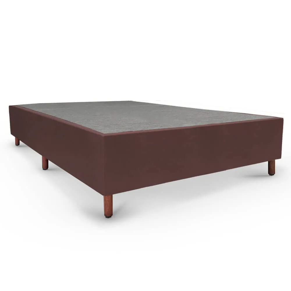 Base Box Casal Tozatto Uni 138x188x26cm - Marrom