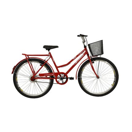 Bicicleta Athor Bike Vênus Aro 26 Rígida 1 Marcha - Vermelho