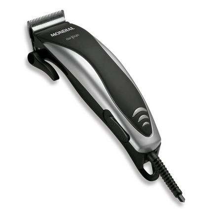 Cortador de Cabelo Mondial Hair Stylo com Lâminas Aço Inox - 127V