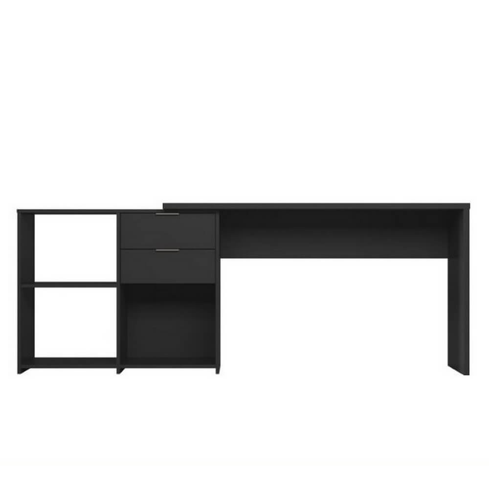 Mesa para Computador Notável Home Office com Gaveta e Nicho - Preto