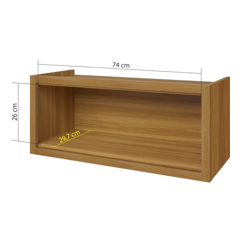 Armário Aéreo Geladeira Imperatriz Nesher 80cm Porta basculante